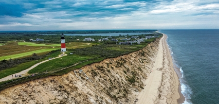 Nantucket Lighthouse by artist Nick Chalhoub